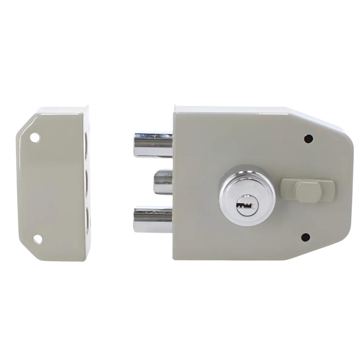 Cerradura Sobreponer Tover S1000p Alta Seguridad Pintada Beige