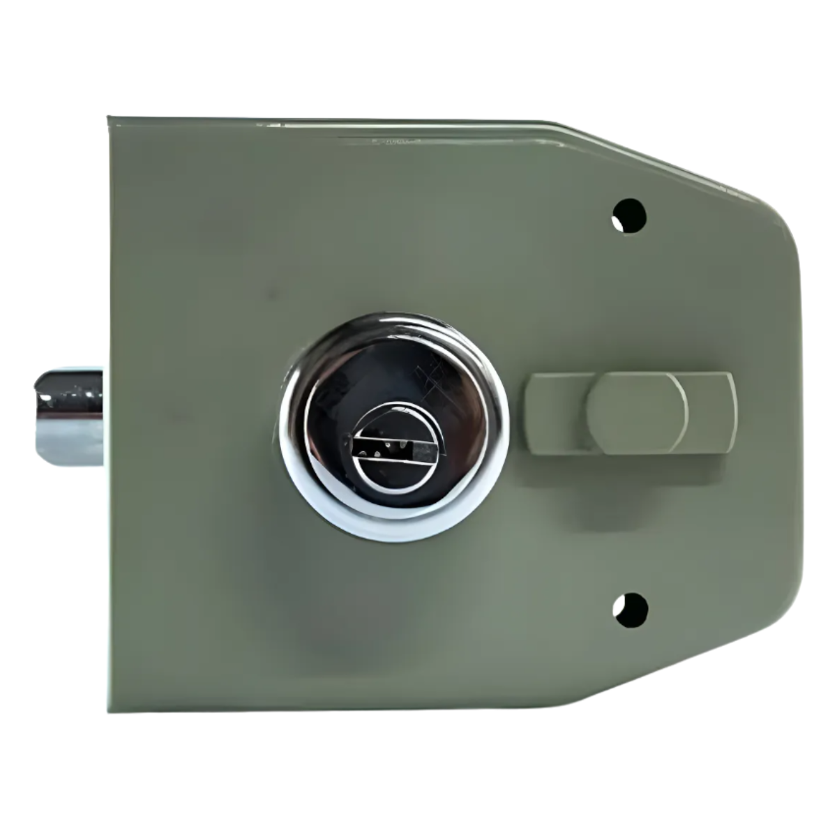 Cerradura Chapa Sobreponer Tover S100-EPR Pintada Revertida Color Gris