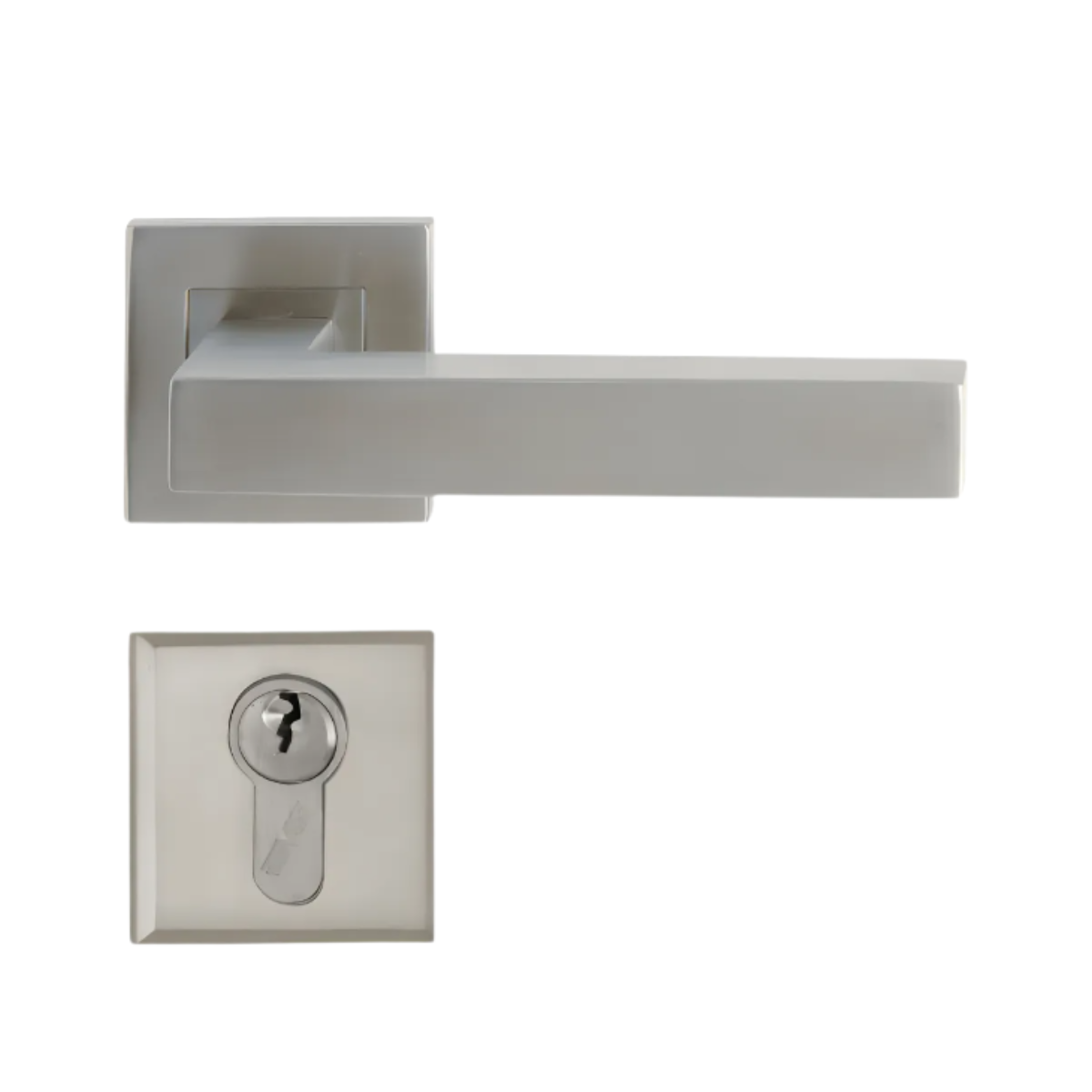 Cerradura Embutir Tover Lisboa 132 Acero Inoxidable Puerta Abatible