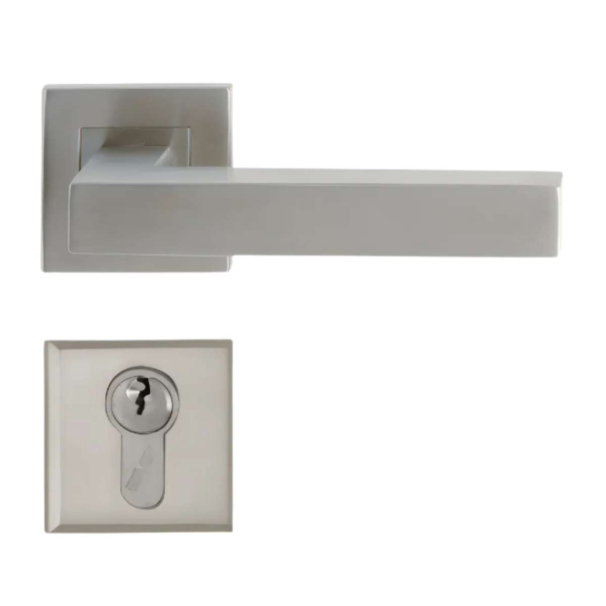 Cerradura Manija Lisboa Tover 132 Manija Inoxidable Entrada