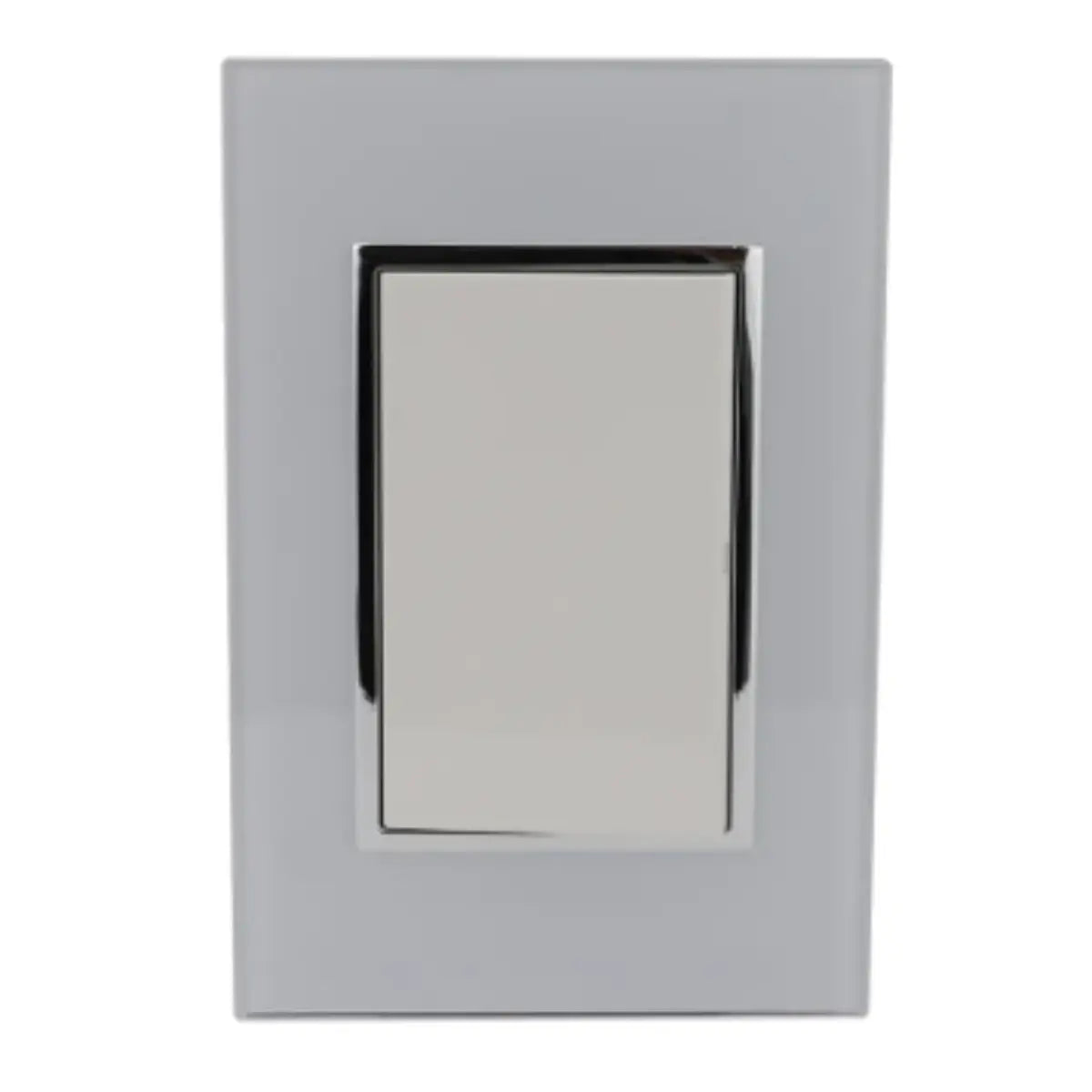 12pz Placa Sanelec Línea Venecia Blanco con Apagador Sencillo 127V - Sanelec - detalle