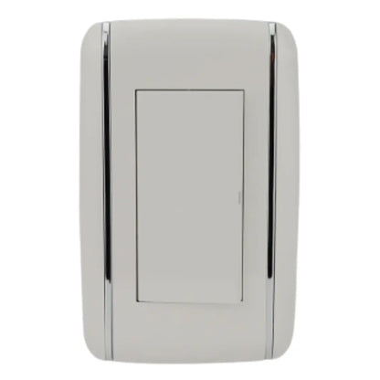 Placa Sanelec Línea Vicenza con Apagador Sencillo 127V - Sanelec - vista lateral