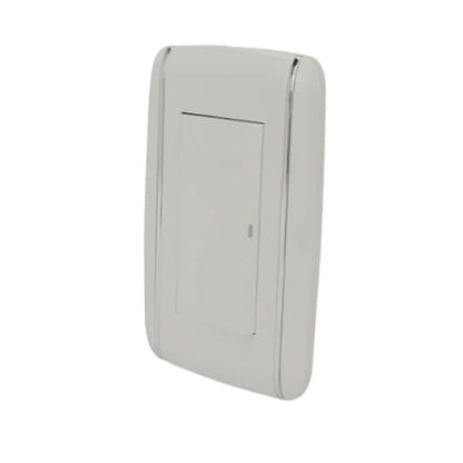 Placa Sanelec Línea Vicenza con Apagador Sencillo 127V - Sanelec - empaque