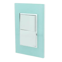 Placa Venecia Sanelec 4551 Aqua apagador - Sanelec - vista lateral