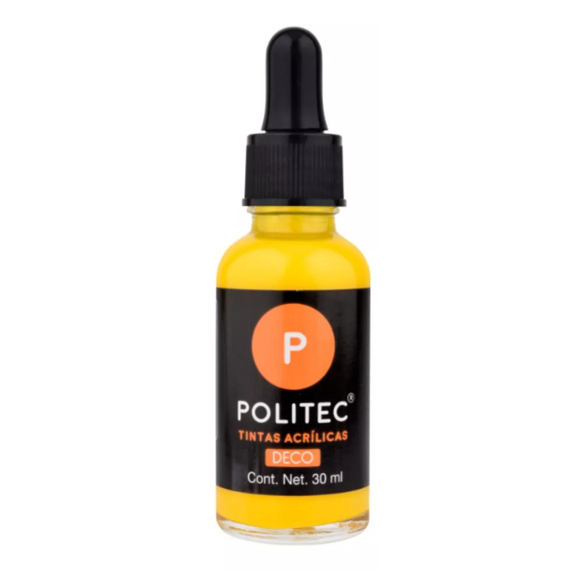 Tinta Acrilica Politec C/gotero Varios Colores 30ml