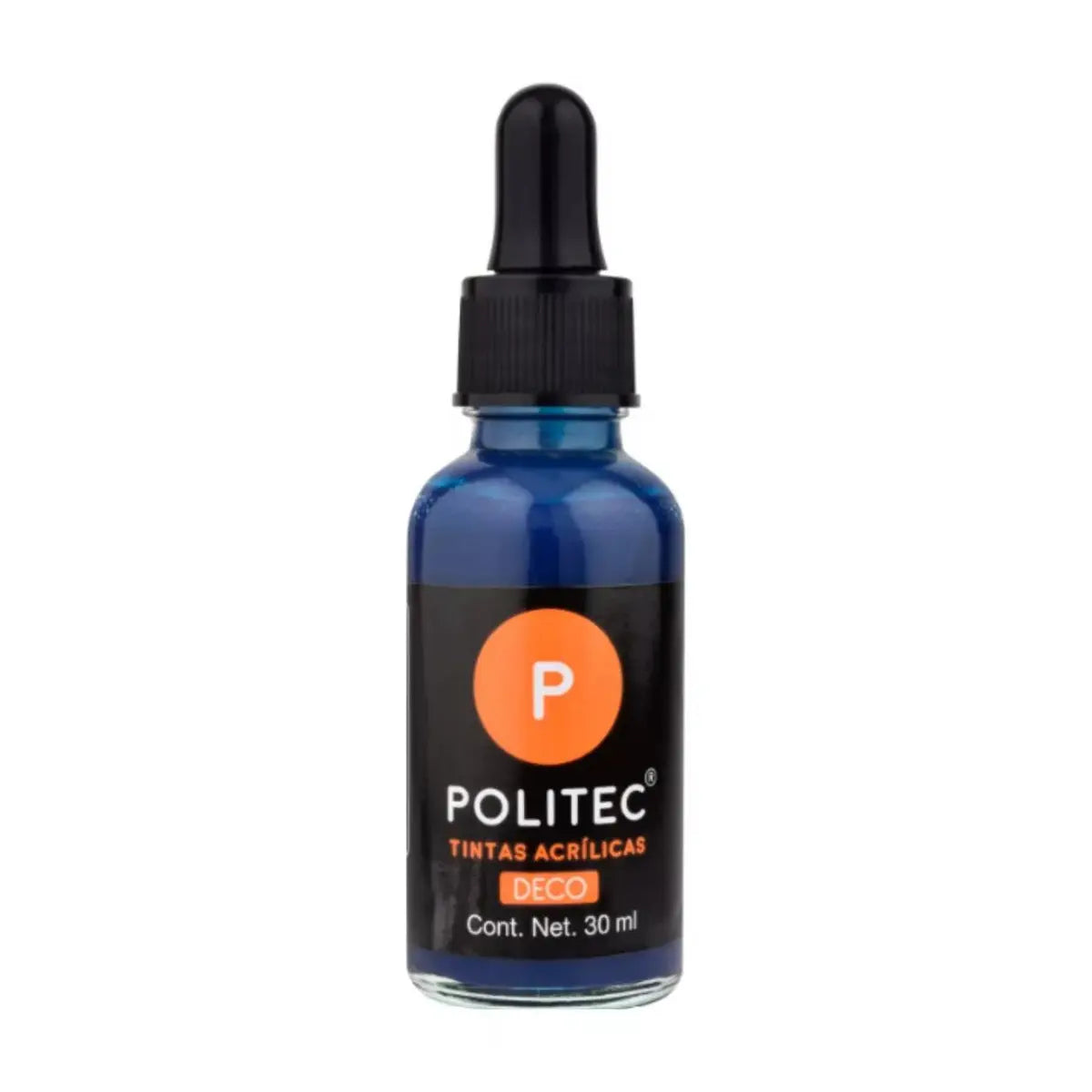 POLITEC - TINTA ACRILICA CON GOTERO DECO 30 ML TURQUESA OSCURO 347 / 30 ml - Politec