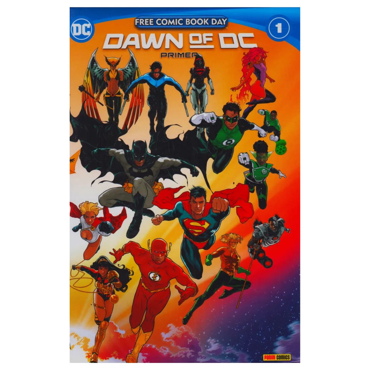 Free Comic Book Day Dawn Of Dc Primer Panini México 2024 Panini