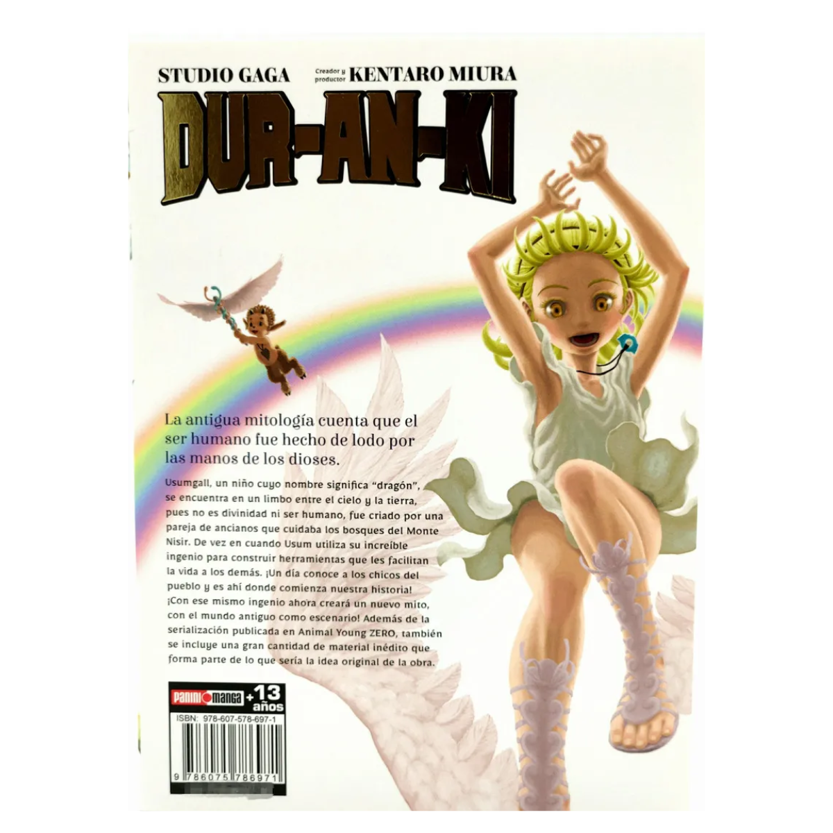 Duranki N. 1 Manga De Kentaro Miura Panini México Panini