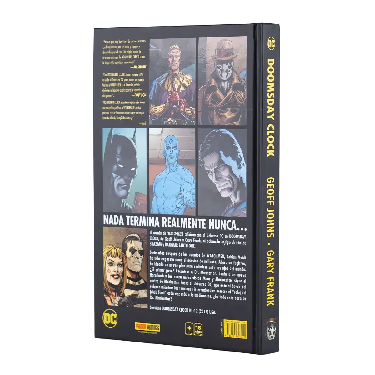 Doomsday Clock: Watchmen Conoce Al Universo Dc, De Geoff Johns, Gary Frank. Doomsday Clock, Vol. Único. Editorial Panini, Tapa Dura En Español, 2025