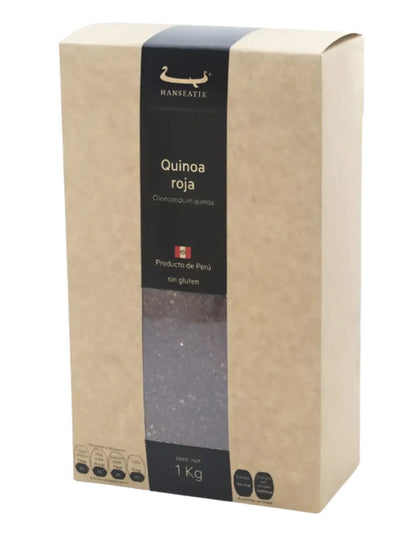 1Kg Quinoa Roja Peru Hanseatik Sin Glutten Sabor Intenso Hanseatik