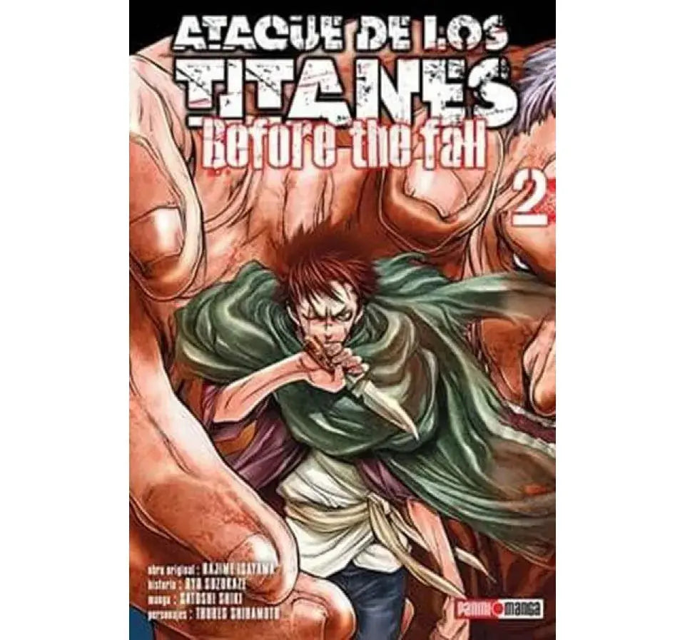 Ataque De Los Titanes Before Fall Manga Panini Elegir Tomo N°2 - Panini