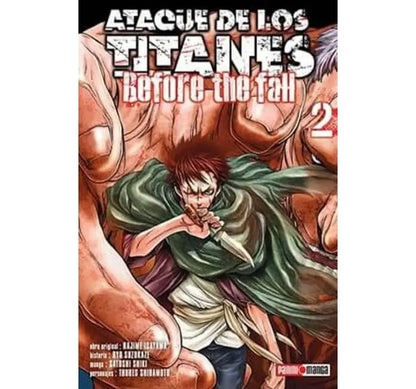 Ataque De Los Titanes Before Fall Manga Panini Elegir Tomo N°2 - Panini