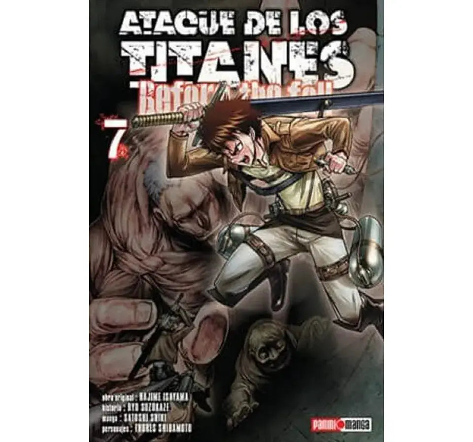 Ataque De Los Titanes Before Fall Manga Panini Elegir Tomo N°7 - Panini