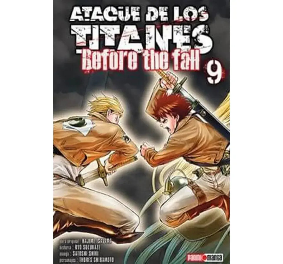 Ataque De Los Titanes Before Fall Manga Panini Elegir Tomo N°9 - Panini