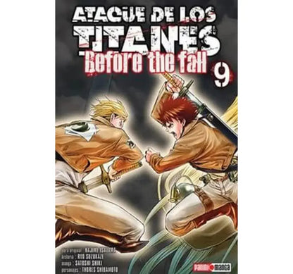 Ataque De Los Titanes Before Fall Manga Panini Elegir Tomo N°9 - Panini
