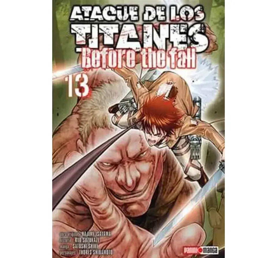 Ataque De Los Titanes Before Fall Manga Panini Elegir Tomo N°13 - Panini