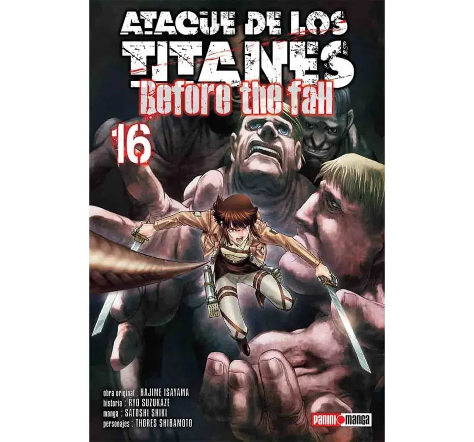 Ataque De Los Titanes Before Fall Manga Panini Elegir Tomo N°16 - Panini