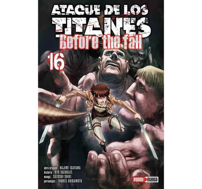 Ataque De Los Titanes Before Fall Manga Panini Elegir Tomo N°16 - Panini