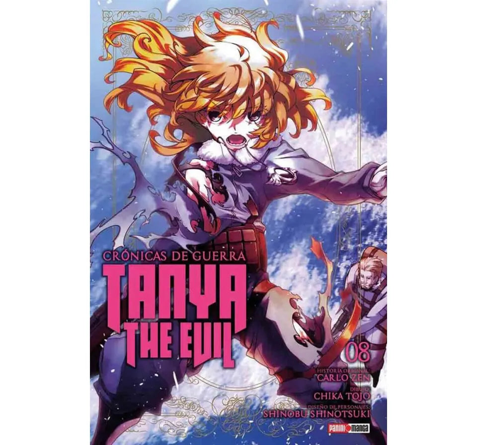 Tanya The Evil Manga Panini Cronicas De Guerra N°8