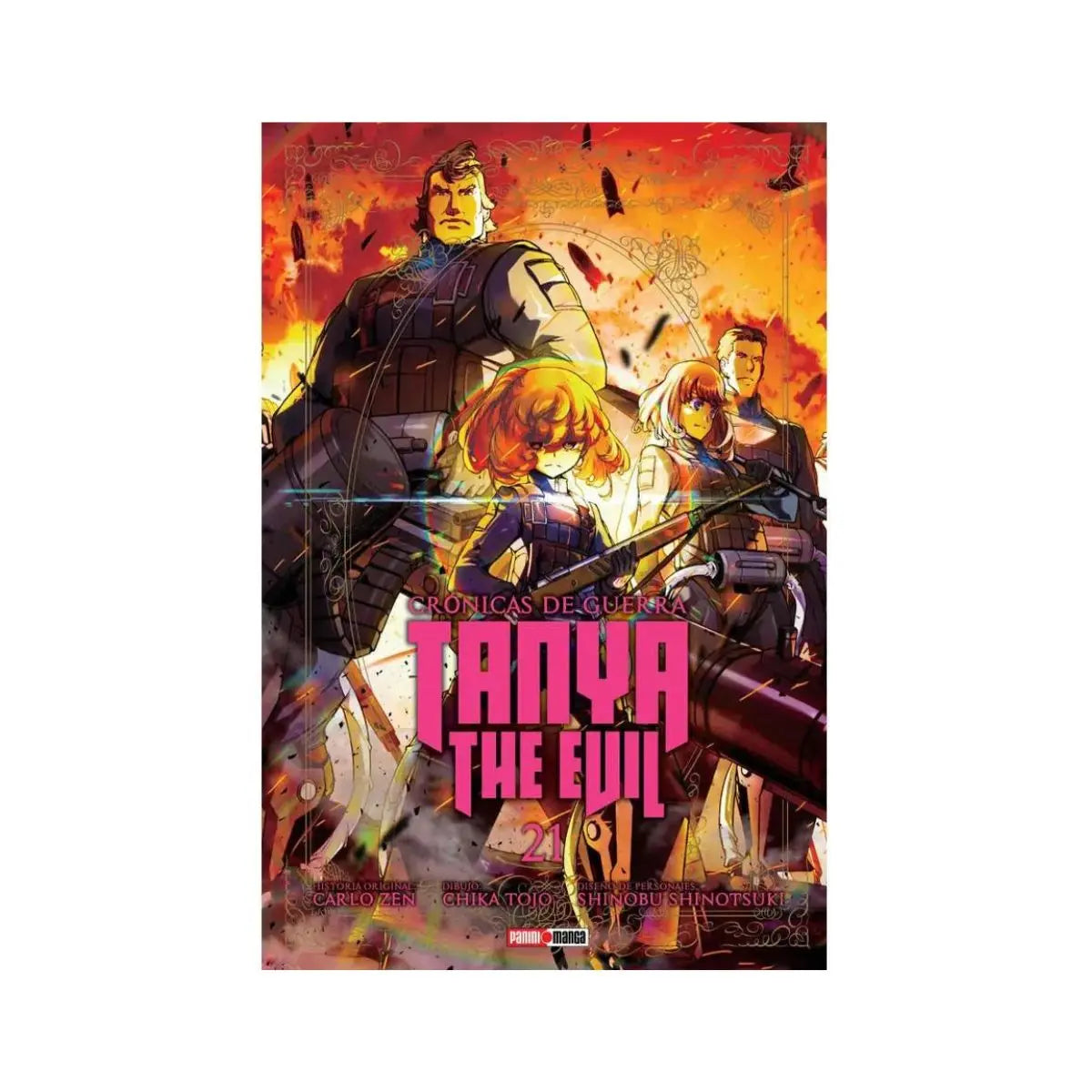 Tanya The Evil Manga Panini Cronicas De Guerra Tomo A Elegir N°21 - Panini
