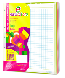 Hojas Carpeta Arcoíris Cuadro Grande - Eurocolors