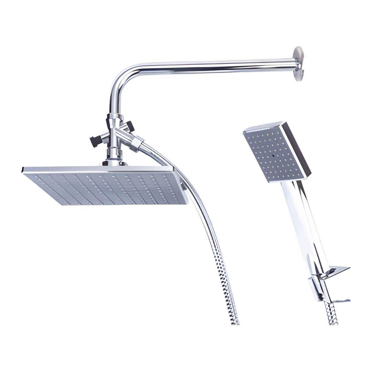 Set Regadera 8" Meer Telefono Cromado