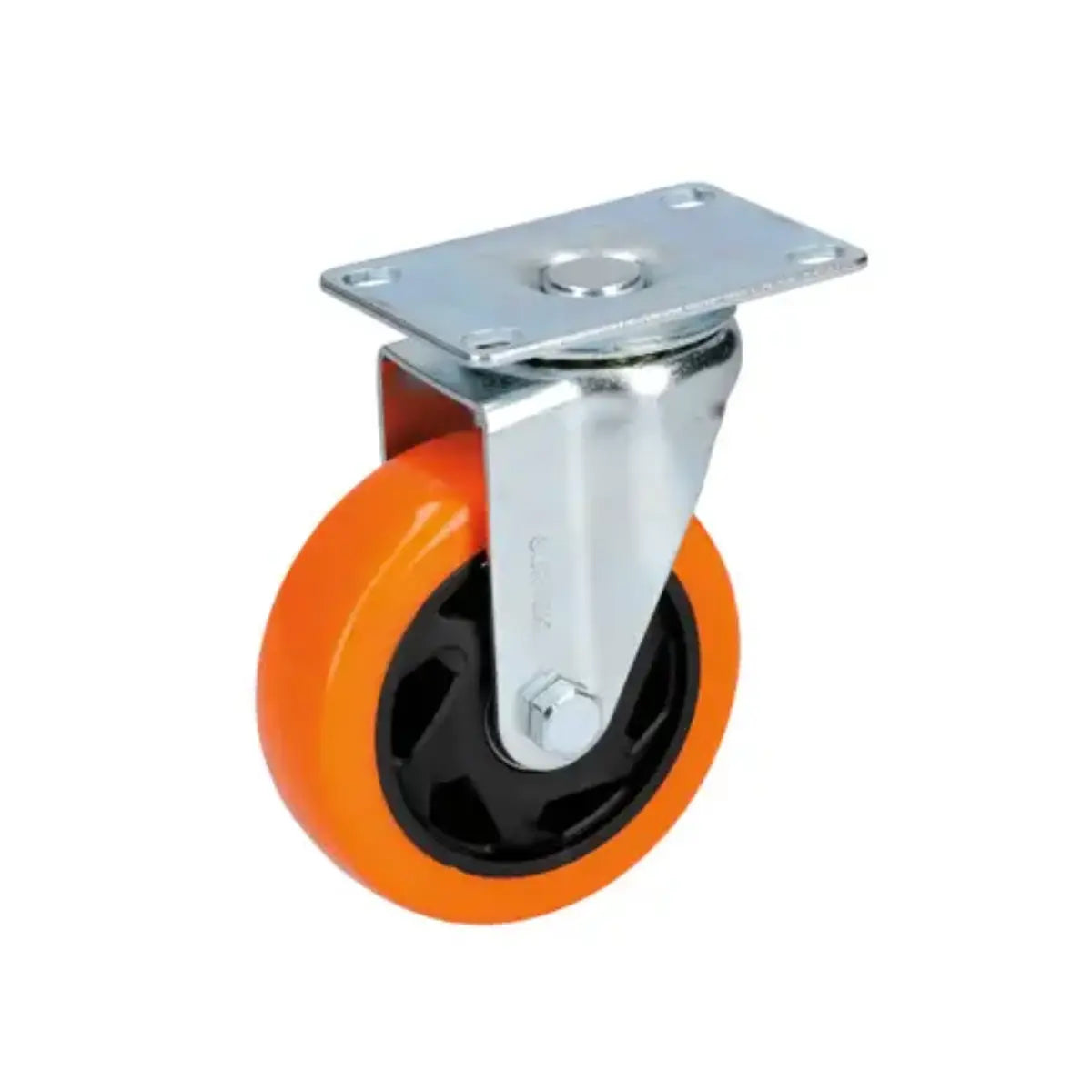 Rodaja PVC Surtek Naranja Giratoria 2" Surtek