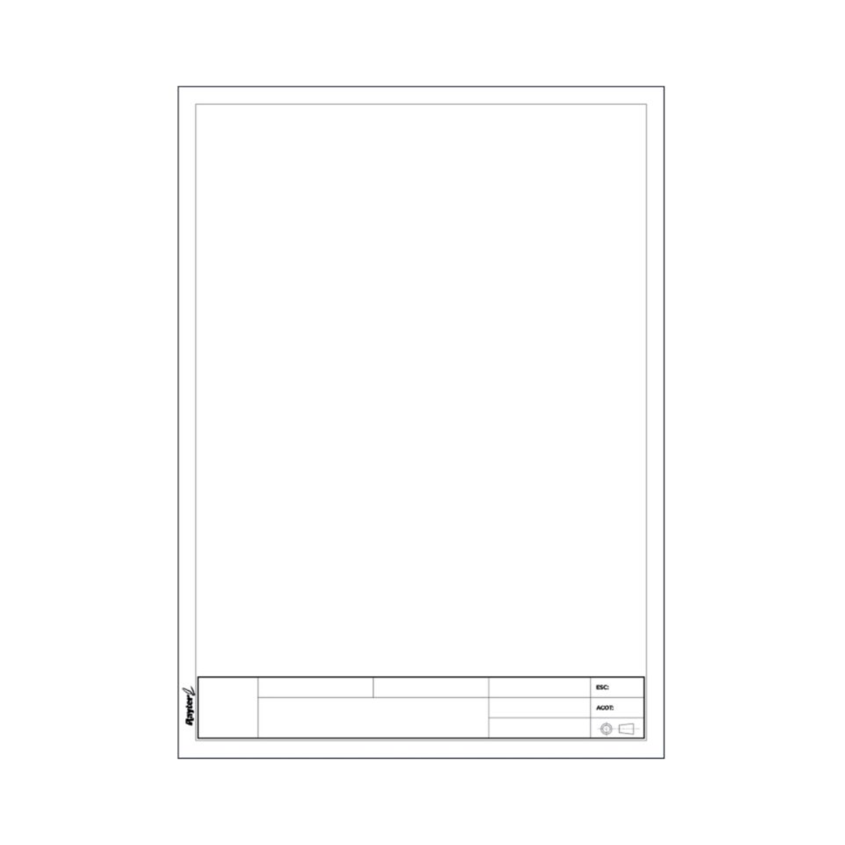 Block Dibujo A4 Rayter 150/gr 25 Hojas Cartulina