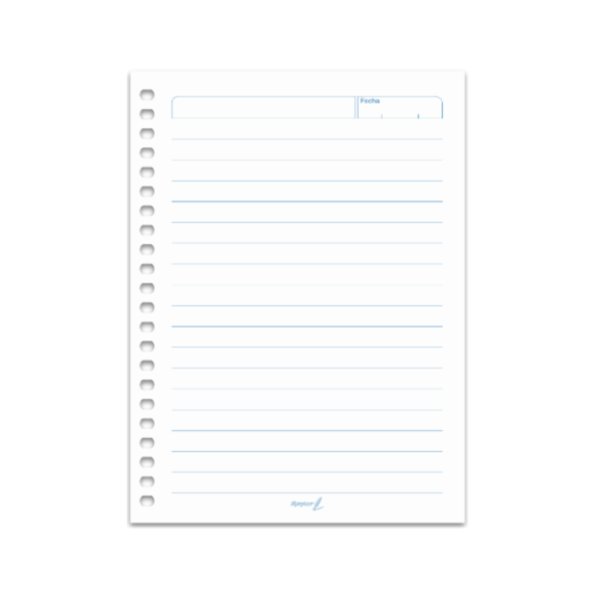 5 Libretas Apuntes Rayter 100 Hjs/cu Raya 56g/mp