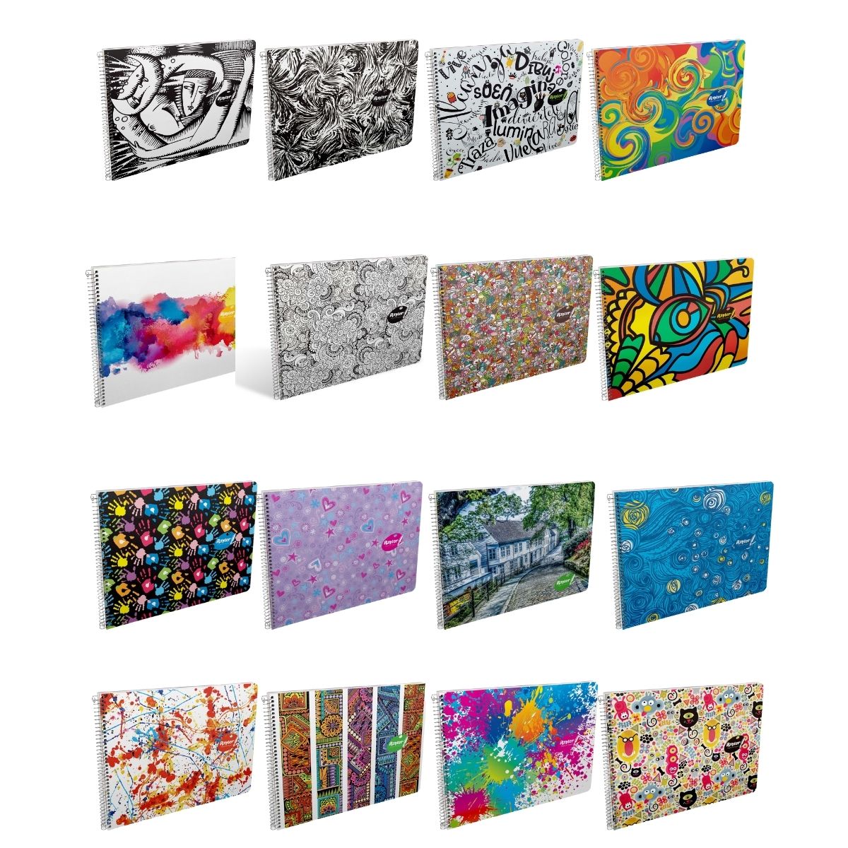 Cuaderno Marquilla Rayter Block Dibujo 20 Hjs C/papel China Varios