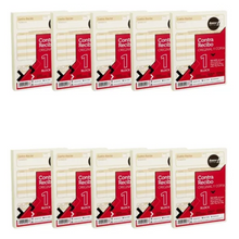 10 Block Contra Recibo Rayter 25 Juegos C/u Original Y Copia