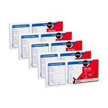 5 Piezas Block Recibo Dinero Rayter 50 Hojas/cu