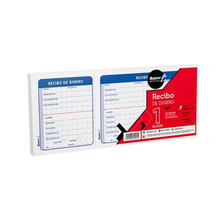 5 Piezas Block Recibo Dinero Rayter 50 Hojas/cu