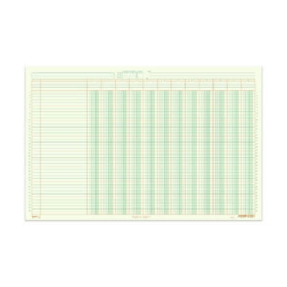 Block Tabular Rayter 12 Columnas Cont. 50 Hojas 75gr