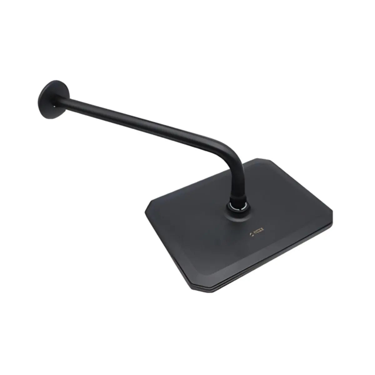 Regadera Cuadrada 8” Meer Tubo 40 cm Sistema Anti-Sarro Negro Mate MASTER 20PZ - CNX - vista trasera