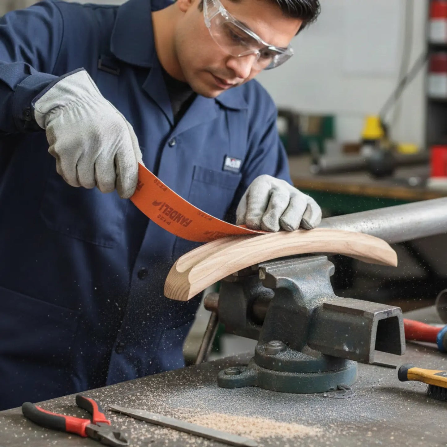 Rollo Lija Esponja Fandeli Grano 220 INNER - Fandeli - vista lateral