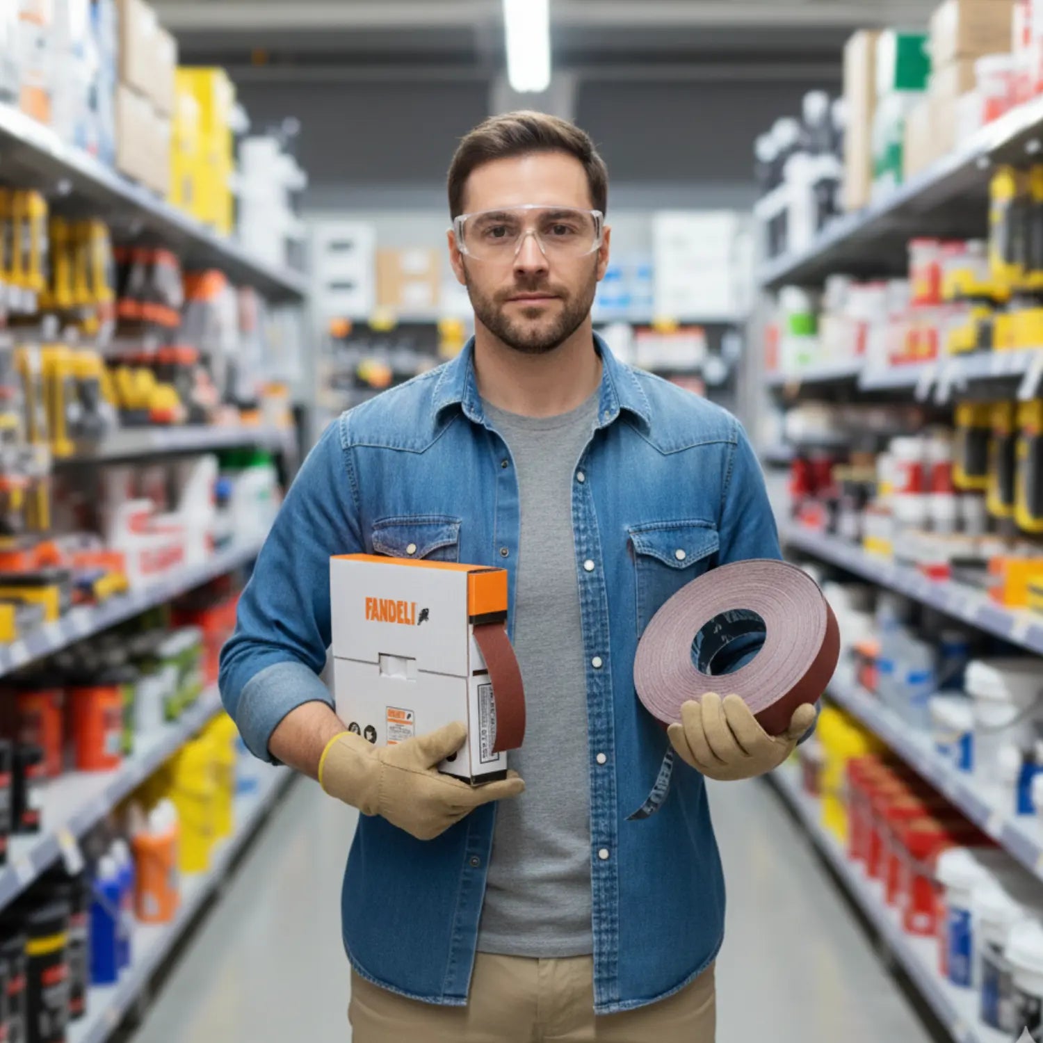 Rollo Lija Plomero Fandeli J86 Grano 120 Fandeli