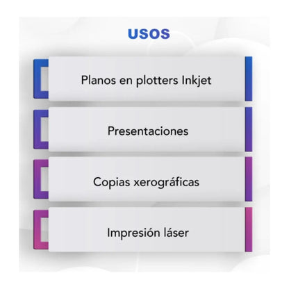 Rollo Papel Bond Prime Kronaline Pw466 Plotter 0.61 x 50 m Kronaline