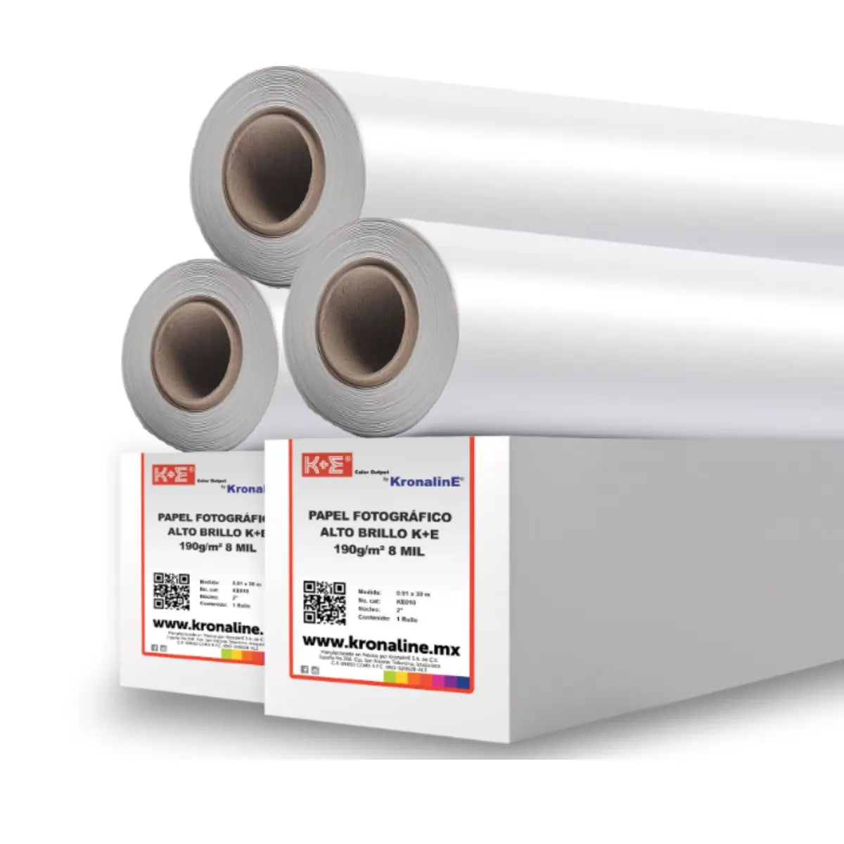 Rollo Papel Fotográfico Alto Brillo Kronaline Ke016 0.61 x 30 m 3 PIEZA - Kronaline