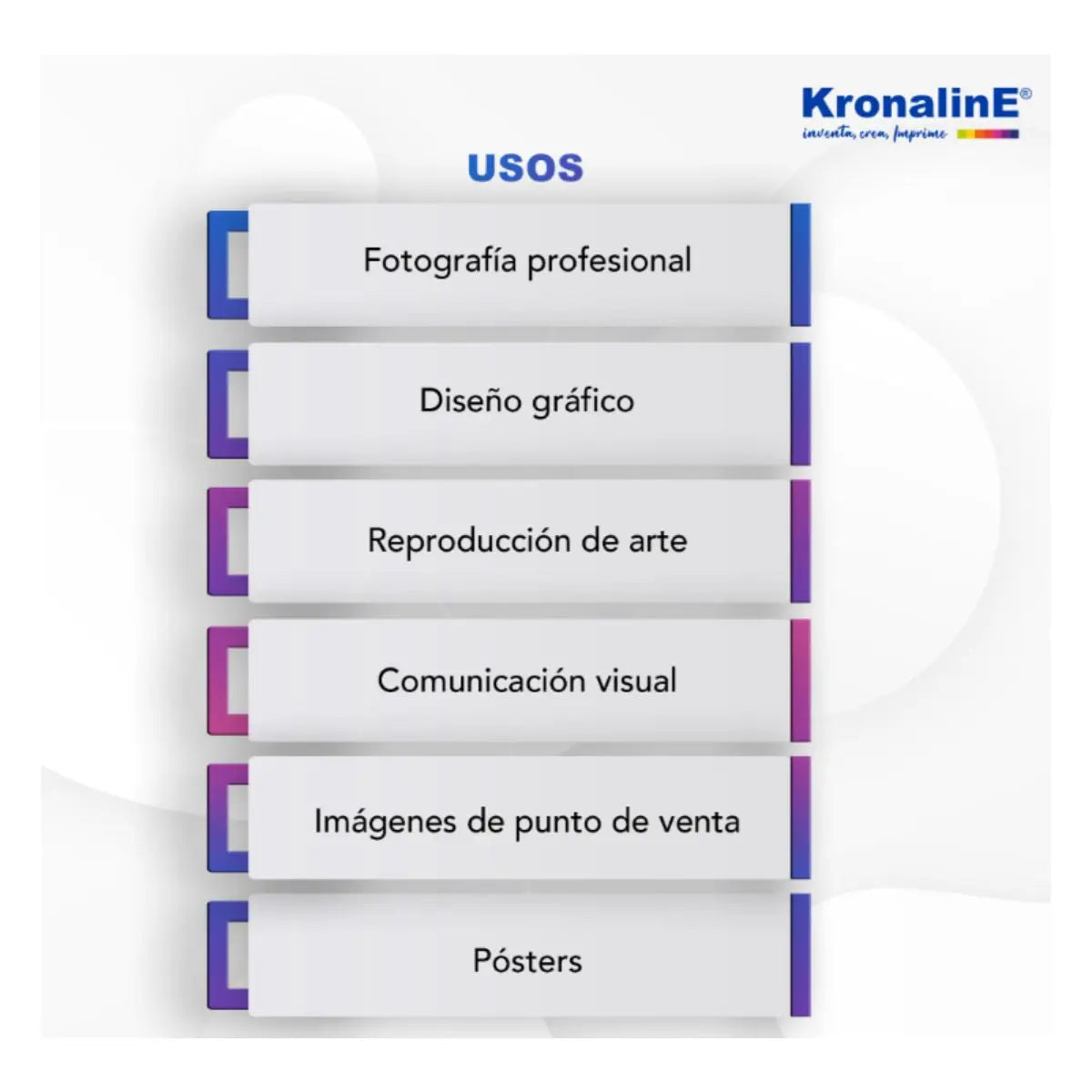 Papel Fotográfico Mate Barita Kronaline N3 .43 X 30m Pb071 Color Blanco - Kronaline - detalle