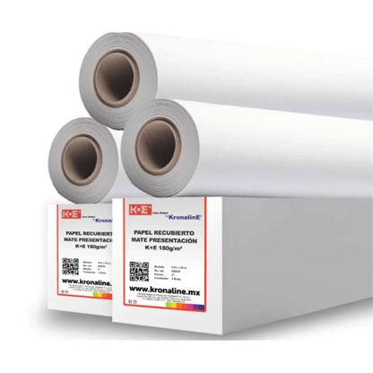 Rollo Papel Recubierto Mate Kronaline Ke033 1.37 x 25 m 3 PIEZA - Kronaline