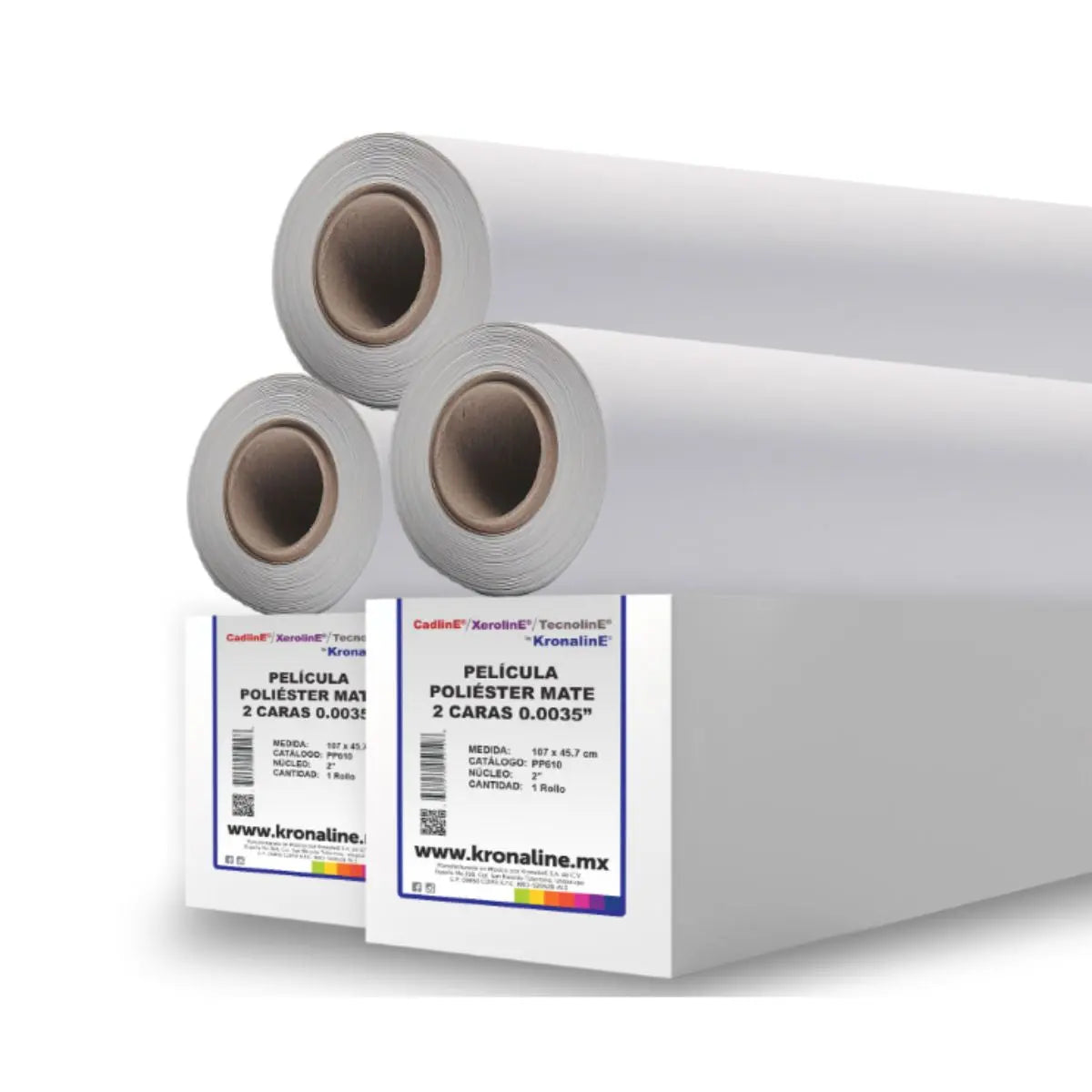 Rollo Película Poliester Kronaline Pj221 Mate 2 Caras 0.91 x 36.5 m Kronaline