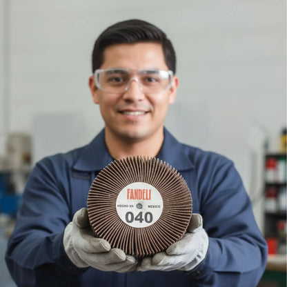 Rueda Flap Fandeli Grano 36 Centro Metálico Modelo 11474 Fandeli