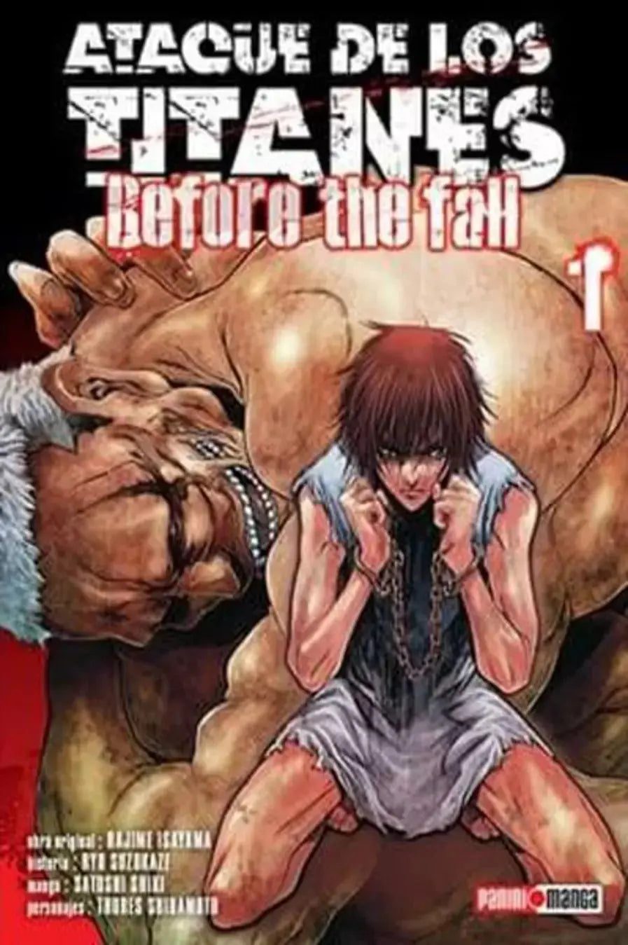 Ataque De Los Titanes Before Fall Manga Panini Elegir Tomo N°1 - Panini