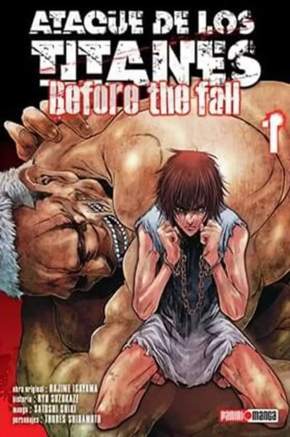 Ataque De Los Titanes Before Fall Manga Panini Elegir Tomo N°1 - Panini