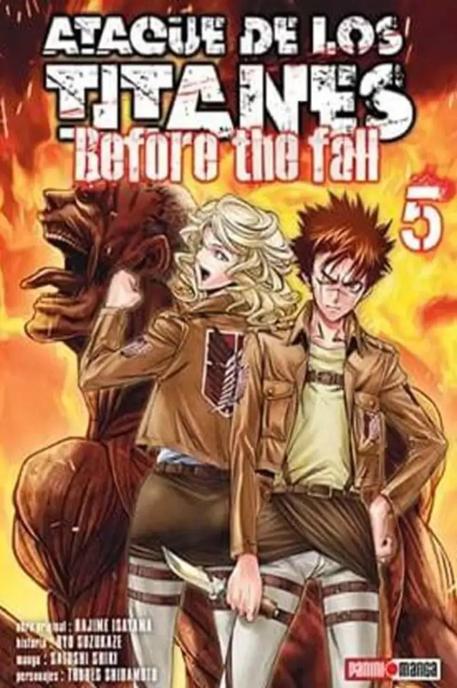 Ataque De Los Titanes Before Fall Manga Panini Elegir Tomo N°5 - Panini