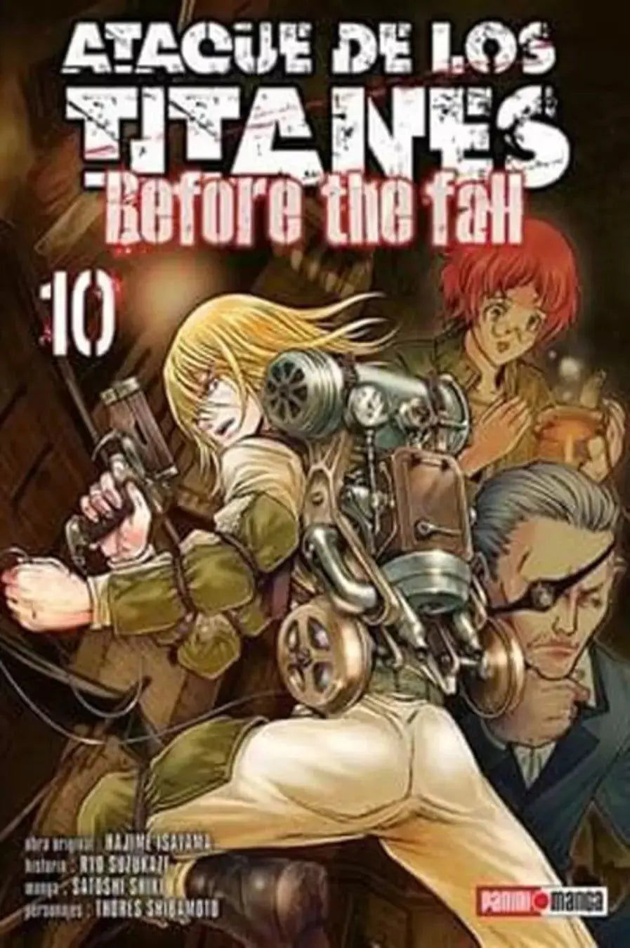 Ataque De Los Titanes Before Fall Manga Panini Elegir Tomo N°10 - Panini
