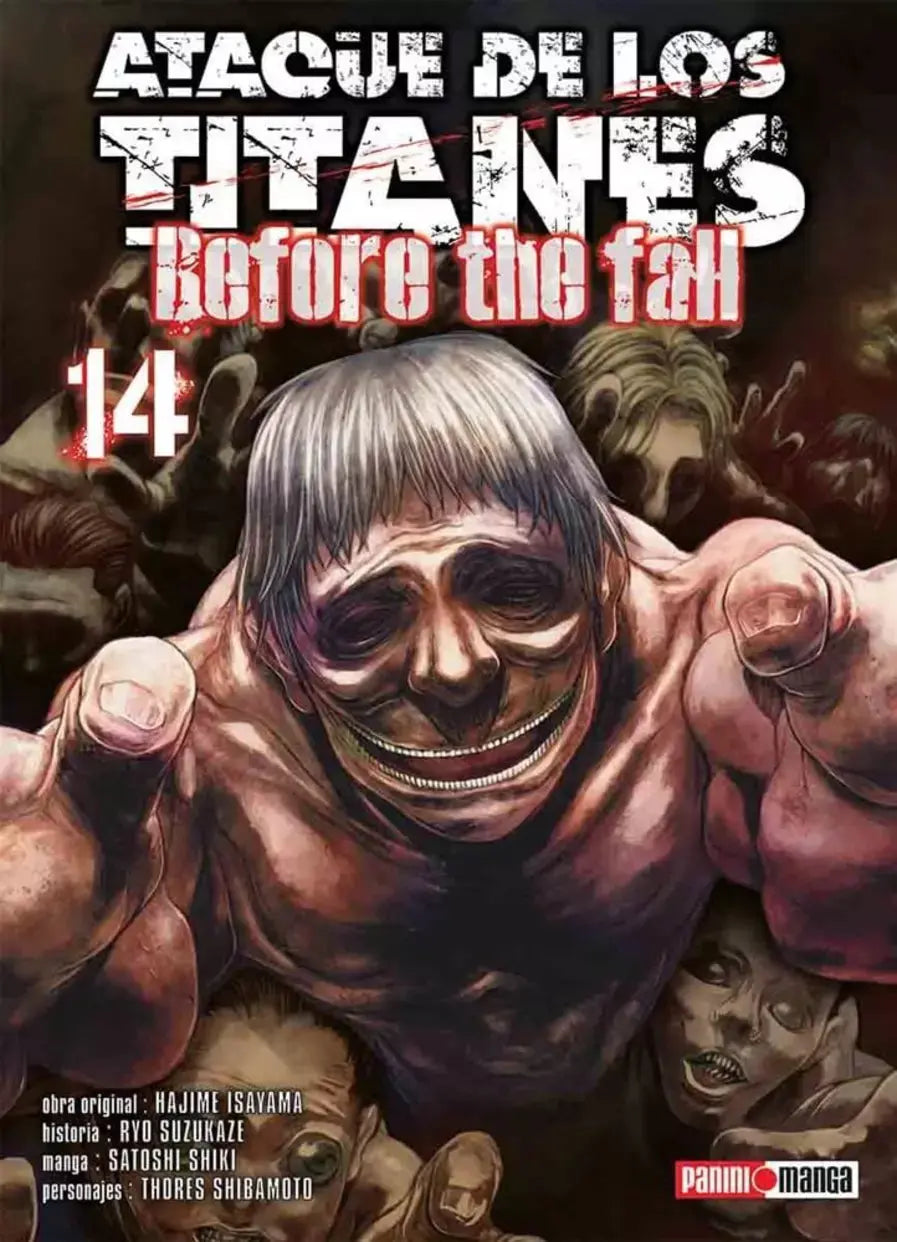 Ataque De Los Titanes Before Fall Manga Panini Elegir Tomo N°14 - Panini