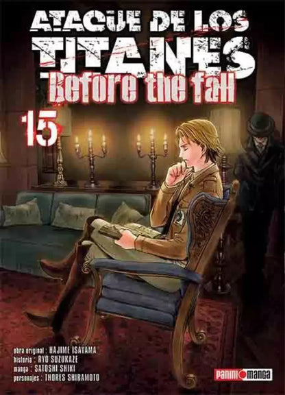 Ataque De Los Titanes Before Fall Manga Panini Elegir Tomo N°15 - Panini
