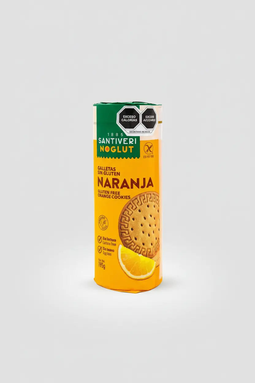 Galletas de Naranja Sin Gluten 195g - Cesarfer
